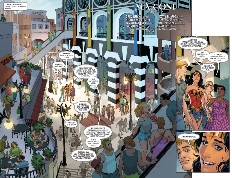 Illustration for article titled Wonder Woman #10 makes Diana a beacon of hope in a difficult time